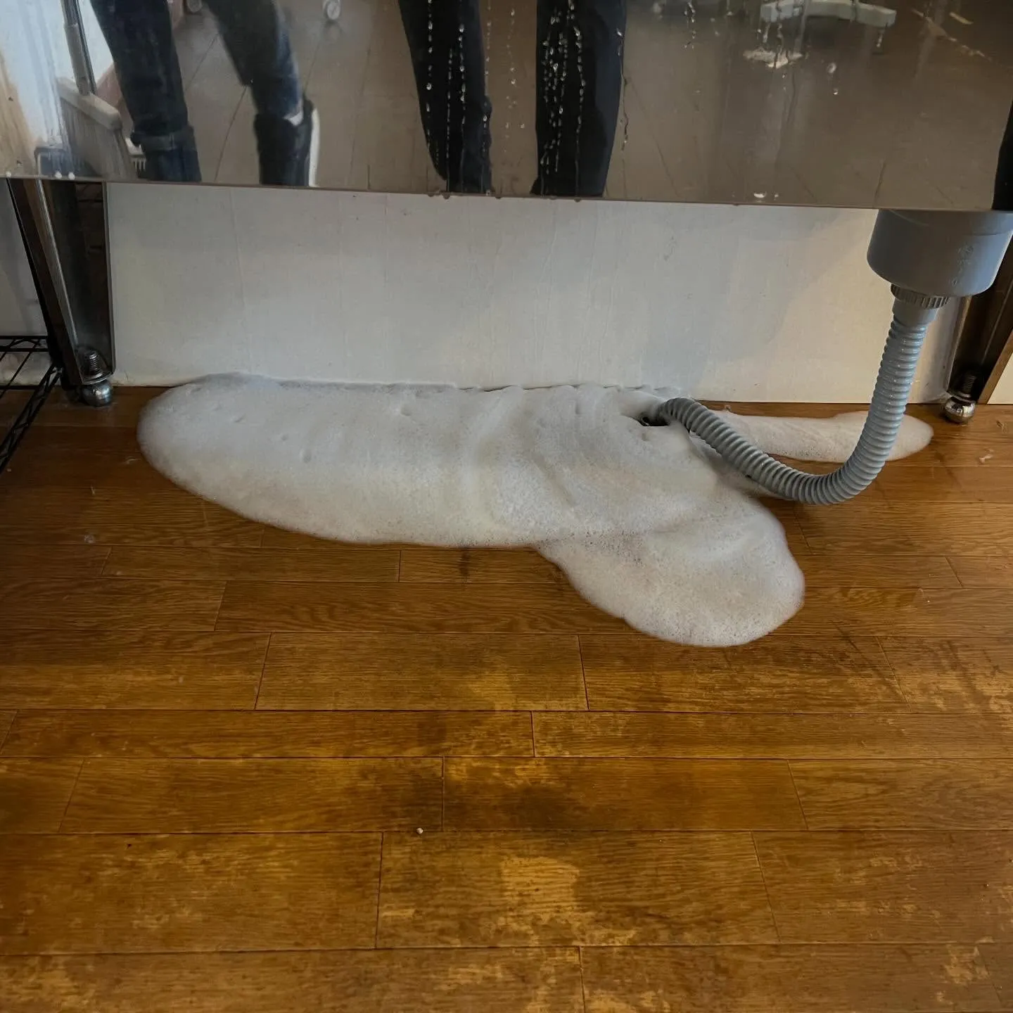 排水が詰まるとこんなことに…😱